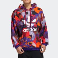 阿迪达斯(adidas) 男装 2023夏季运动服跑步健身训练舒适休闲时尚套头衫连帽卫衣