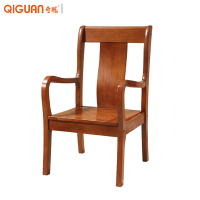 奇冠(QIGUAN)实木餐椅书桌椅 602#
