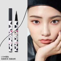 彩色精雕眼线液[L10#黑色]ROZO卧蚕笔眼线液笔胶极细持久防水不晕染棕色极细提亮胶笔双头卧蚕