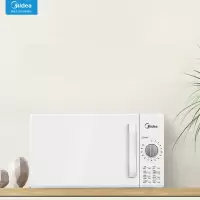 美的Midea 微波炉 多功能家用厨房快捷加热简单易清洁转盘式20L白色 M100