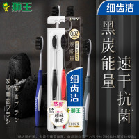 狮王细齿洁炭能量牙刷两支装
