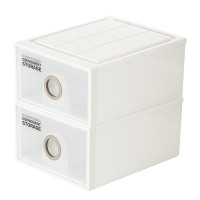 茶花抽屉式单层收纳柜A500M(两个装) 990051 Z