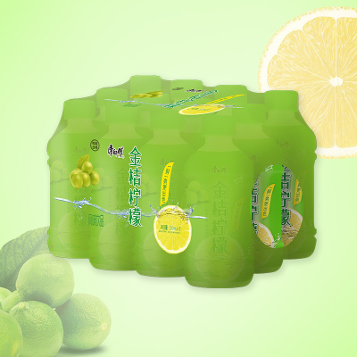康师傅金桔柠檬茶330ml*12瓶箱装 果味果汁饮品(新老包装随机发货)