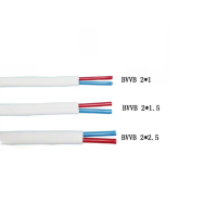 BVVB2芯*2.5铜芯扁形护套硬线 100米
