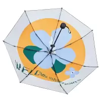 红叶(Hong Ye)红叶伞迷你小清新五折伞便携雨伞晴雨两用伞防晒防紫外线遮阳伞 3561