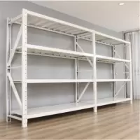 囍诺 轻型仓储货架家用储藏室置物架仓库超市货架150×50×200标准4层的每层承重100KG,5层