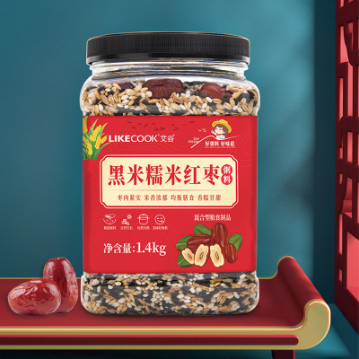 艾谷黑米糯米红枣粥1.4kg