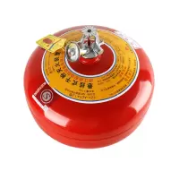 悬挂式干粉灭火器温控自动灭火器球,4KG悬挂干粉灭火器 带吊环与挂钩