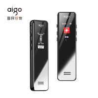 爱国者(AIGO) 6933Pro-16G 一键录音 转文字会议记录 学习培训采访录音笔 黑色