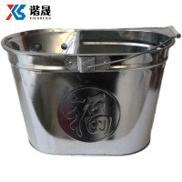 谐晟 加厚镀锌铁皮拖把桶 老实挤水拖把桶铁桶 XS5205 1个