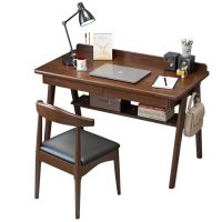 迅迈 实木书桌简约北欧电脑桌台式桌日式家用学习桌写字台卧室梳妆台办公桌子