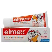 Elmex德国进口elmex艾美适儿童牙膏 宝宝含氟牙膏 2-6岁宝宝防蛀儿童牙膏50ml*3支