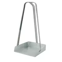 GF 商用金属铁簸箕 垃圾铲畚斗扒斗 大号白铁高60cm