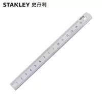 史丹利不锈钢直尺15cm 双面公英制钢直尺小尺子加厚钢板尺铁尺子厘米 35-344-23
