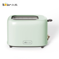 小熊(Bear)多士炉 烤面包机馒头片机家用全自动不锈钢2片吐司加热机 绿色-DSL-C02W1