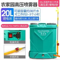 背负式高压喷雾器 电动喷壶消毒消杀喷雾器喷水壶喷药机 20L 锂电8安