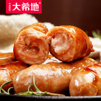 [大希地]燃爆啦火山炙烤肠原味508g*2袋(每袋10根)(大希地西肴记包装混发)