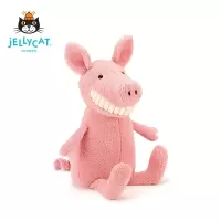 jELLYCAT 微笑大牙猪可爱公仔 粉红色 36cm