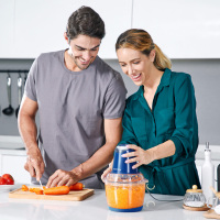 摩飞绞肉机家用电动多功能绞馅机辅食机搅拌机打馅MR9400