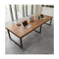 简约现代大型长条桌子工作台电脑桌洽谈桌椅办公桌1800*800*750mm不含椅子