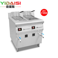 意黛斯(YIDAISI) YDS-5ZL2 大容量电炸锅商用小吃油炸锅油炸炉电炸锅薯条机炸串机60L智能立式双缸电炸炉