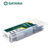 世达(SATA)10件套高速钢全磨制镀钛麻花钻5.3MM(52153A企业定制)