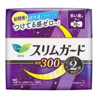 花王 乐而雅零触感超丝薄夜用30cm 15片/包*16包(单位:包)