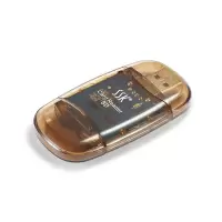 飚王 SCRS026 USB2.0水晶SD卡读卡器大卡SDHC直读SD专用宓蝶