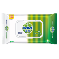 滴露(Dettol) 杀菌卫生清洁湿巾150片(50抽*3包)