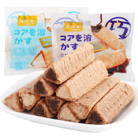 艾佳来 熔岩巧克力味 三角酥夹心威化饼干160g*3