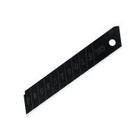 迅众 美工刀刀片大号加厚18mm壁纸墙纸裁纸黑刃美工刀片[黑色100片装]