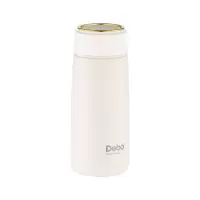 Debo德铂 DEP-770 瑞恩保温杯316不锈钢内胆 学生办公室真空保温杯300ml 白色