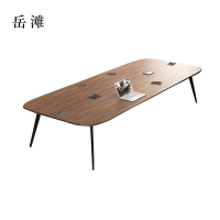 岳滩会议桌工作桌培训桌小型洽谈桌长1.8米宽0.9米[工厂现做 7天内发货]