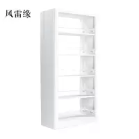 风雷缘图书馆书架阅览室货架资料档案架钢制书架双面五层主架