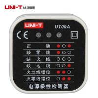 优利德(UNI-T)UT09A 插座测试仪电源极性检测器零线火线地线相位检测