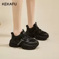 珂卡芙老爹鞋女2023夏季新款网面透气增高运动鞋女休闲板鞋ins潮