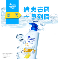 海飞丝 500ml 洗发水洗发露(持久去屑清爽控油滋养) 清爽去油