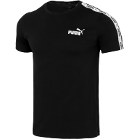 彪马(Puma)t恤男女同款 23夏季新款运动装 时尚简约休闲装情侣装圆领短袖T恤 532557-01/黑色/ S(17