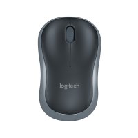 罗技(Logitech)M185鼠标 无线鼠标办公鼠标 对称鼠标 黑色灰边 带无线2.4G接收器