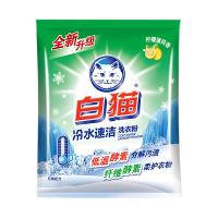 白猫 洗衣粉 冷水速洁 无磷 300g(袋)