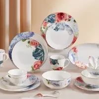 多样屋(TAYOHYA) 花影缤纷18头餐具组(LX)
