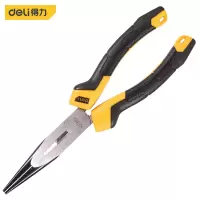 得力 DL2106Z 尖嘴钳子 多功能电工钳 五金工具尖口钳尖咀钳尖头钳 尖嘴钳6英寸(专业级