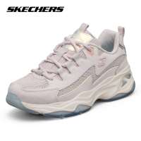 Skechers斯凯奇闪电熊猫鞋四代夏季网面透气缓震运动老爹鞋896009-LAV