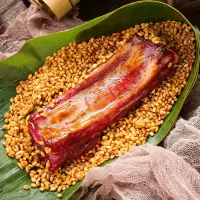 刻凡粽子手工蜜汁酱香排骨咸粽端午节粽子礼盒礼品零食早餐秘制酱香排骨霸王粽250g1件