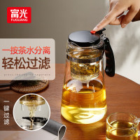 富光耐热玻璃过滤茶壶茶具按压式内胆大容量泡茶壶FGB20012-1000