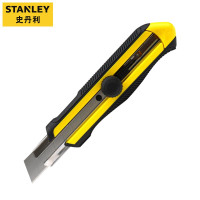 史丹利(STANLEY)橡塑柄防滑旋钮美工刀裁纸刀工具刀25mm STHT10425-8-23