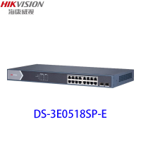 海康威视(HIKVISION)18网口千兆 POE供电监控交换机 非网管DS-3E0518SP-E