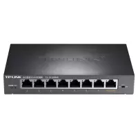 TP-LINK 交换机 TL-SF1008VE 钢壳8口网络交换机环路监测VLAN交换器分线器防雷交换机