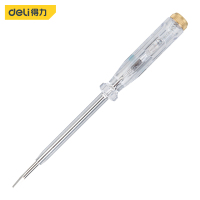 得力工具DL8002测电笔氖灯(透明)100-500V