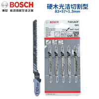 博世(Bosch)T101AOF 5条装硬木光洁切割型曲线锯条锯片
